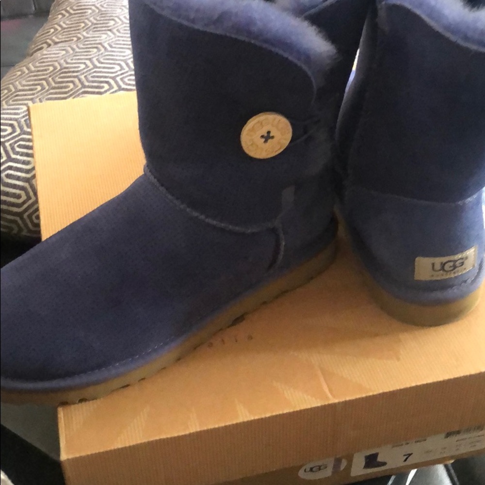 Ugg Bailey button perf boots